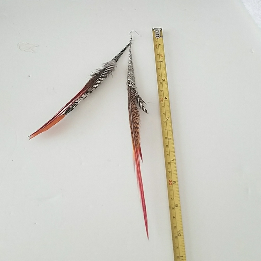 FEATHER EARRING #2 - Picture 3 of 3